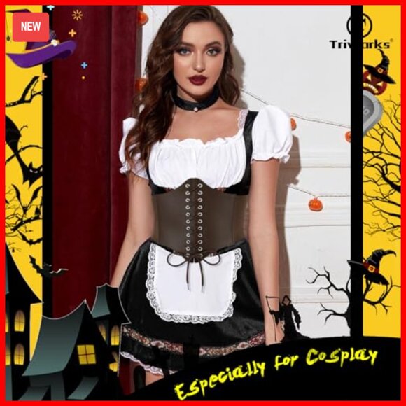 Faux Leather Corset Belt, Lace-Up Waist Cincher, Plus Size 28-50 Inch